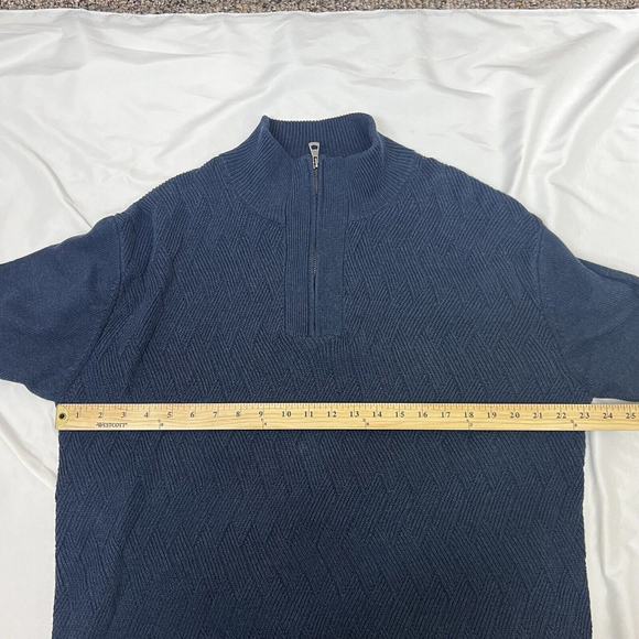 Weatherproof Vintage Men's Crew Pullover Sweater Size XL Color Dark Blue Outdoor - Picture 9 of 11